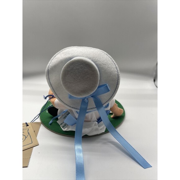 Annalee Doll Society 7” Tea Time Logo Kid 1997-1998 Doll Membership Pin New - Picture 6 of 12